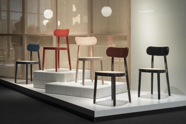 Stuhl 118 von Thonet | Sitzrohrgeflecht, Thonet, Sebastian Herkner, Stuhl, Wohnmöbel