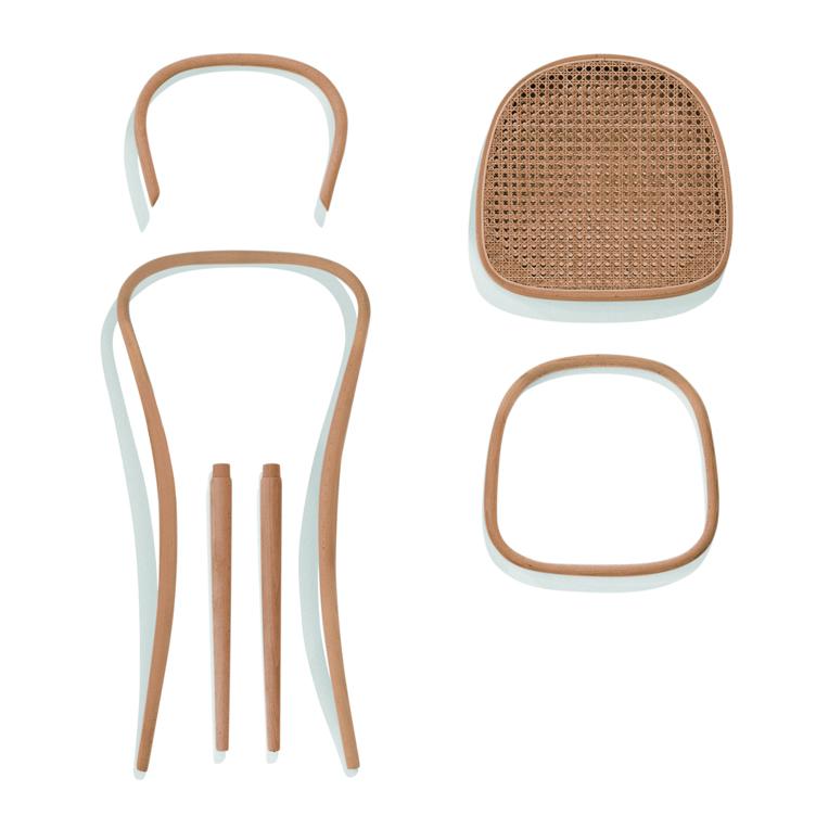Bugholzstuhl 214 von Thonet | Sitzrohrgeflecht, Thonet, Michael Thonet, Stuhl, Wohnmöbel