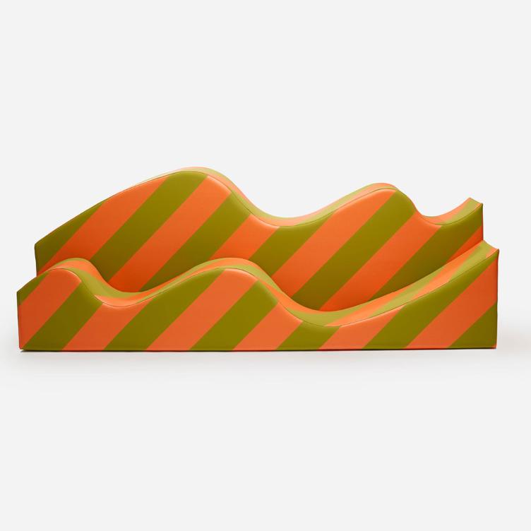 Superonda Stripes Sofa by Poltronova | Limited Edition