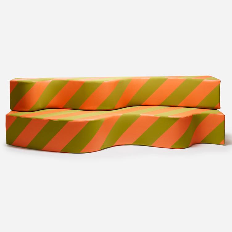 Superonda Stripes Sofa von Poltronova | Limited Edition, Poltronova, Archizoom Associati, Sofa, Wohnmöbel