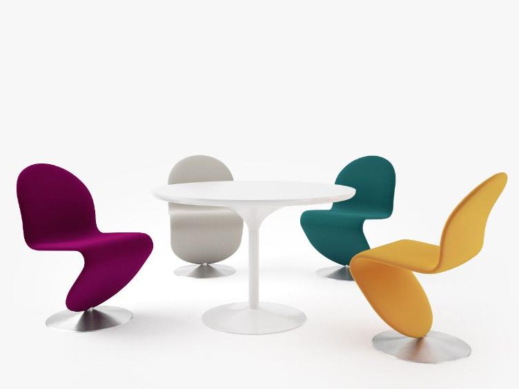 System 1-2-3 Dining Chair Standard von Verner Panton für Verpan, Verpan, Verner Panton, Stuhl, Wohnmöbel