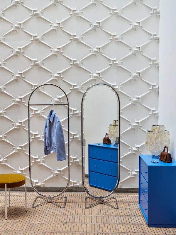 System 1-2-3 Garderobenständer, Verpan, Verner Panton, Garderobe, Wohnmöbel