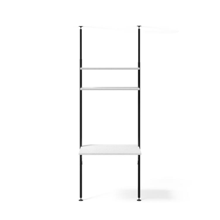 Teleskopregal schwarz | 1er Regal Kombinationen, johann‘s, Regal, Wohnmöbel, Garderobe, Wohnmöbel