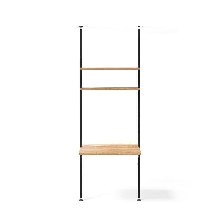 Teleskopregal schwarz | 1er Regal Kombinationen, johann‘s, Regal, Wohnmöbel, Garderobe, Wohnmöbel