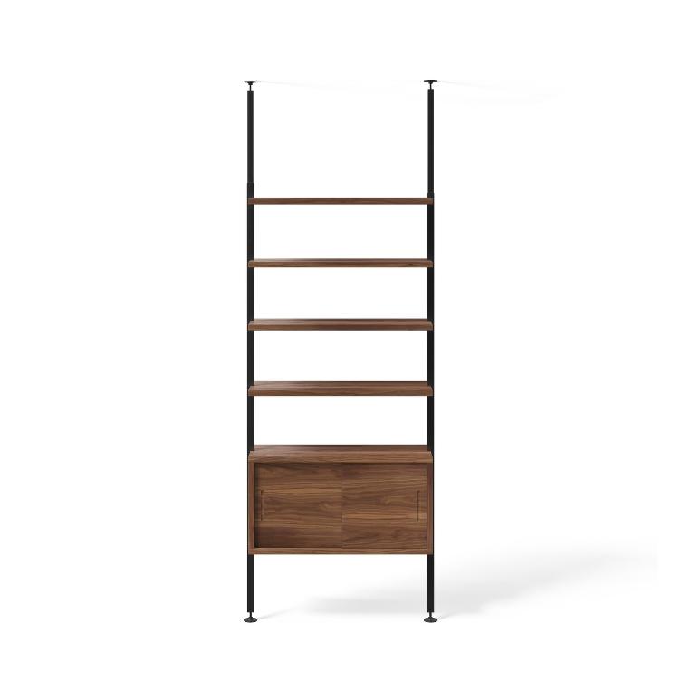 Teleskopregal schwarz | 1er Regal Kombinationen, johann‘s, Regal, Wohnmöbel, Garderobe, Wohnmöbel