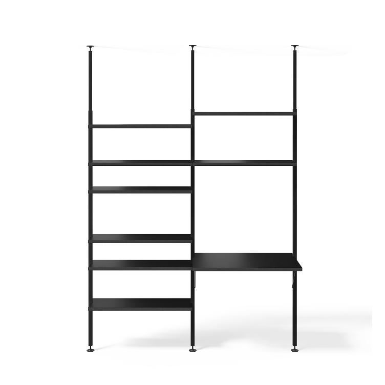 Teleskopregal schwarz | 2er Regal Kombinationen, johann‘s, Regal, Wohnmöbel