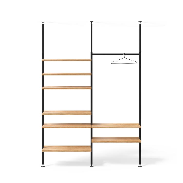 Teleskopregal schwarz | 2er Regal Kombinationen, johann‘s, Regal, Wohnmöbel