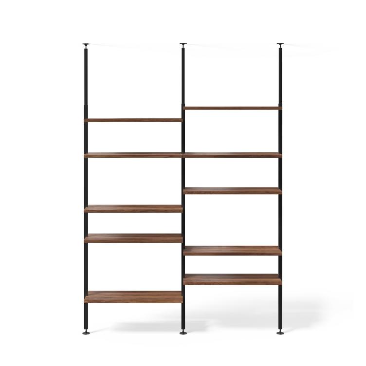 Teleskopregal schwarz | 2er Regal Kombinationen, johann‘s, Regal, Wohnmöbel