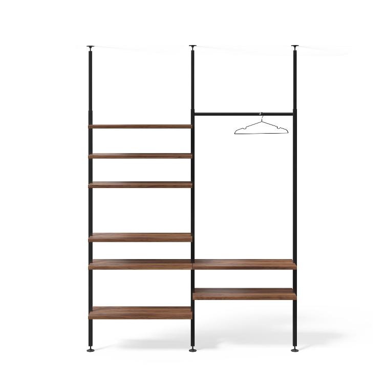 Teleskopregal schwarz | 2er Regal Kombinationen, johann‘s, Regal, Wohnmöbel