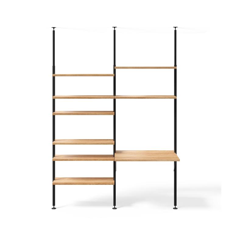 Teleskopregal schwarz | 2er Regal Kombinationen, johann‘s, Regal, Wohnmöbel