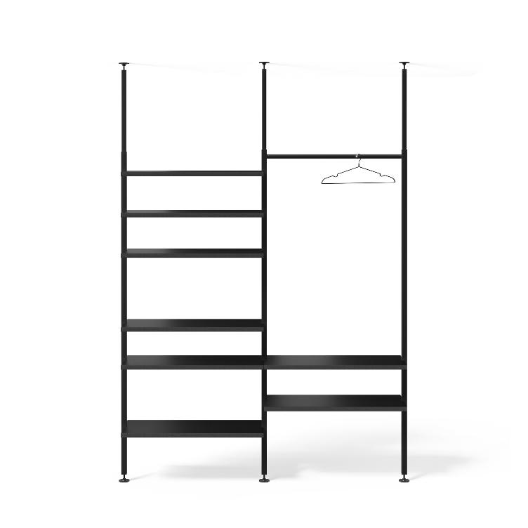 Teleskopregal schwarz | 2er Regal Kombinationen, johann‘s, Regal, Wohnmöbel