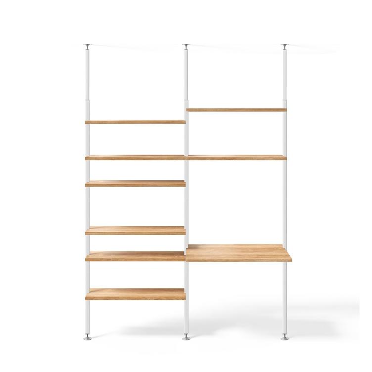 Teleskopregal weiss | 2er Regal Kombinationen, johann‘s, Regal, Wohnmöbel