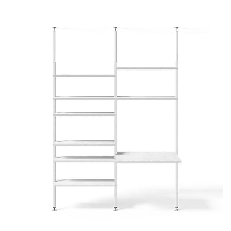 Teleskopregal weiss | 2er Regal Kombinationen, johann‘s, Regal, Wohnmöbel