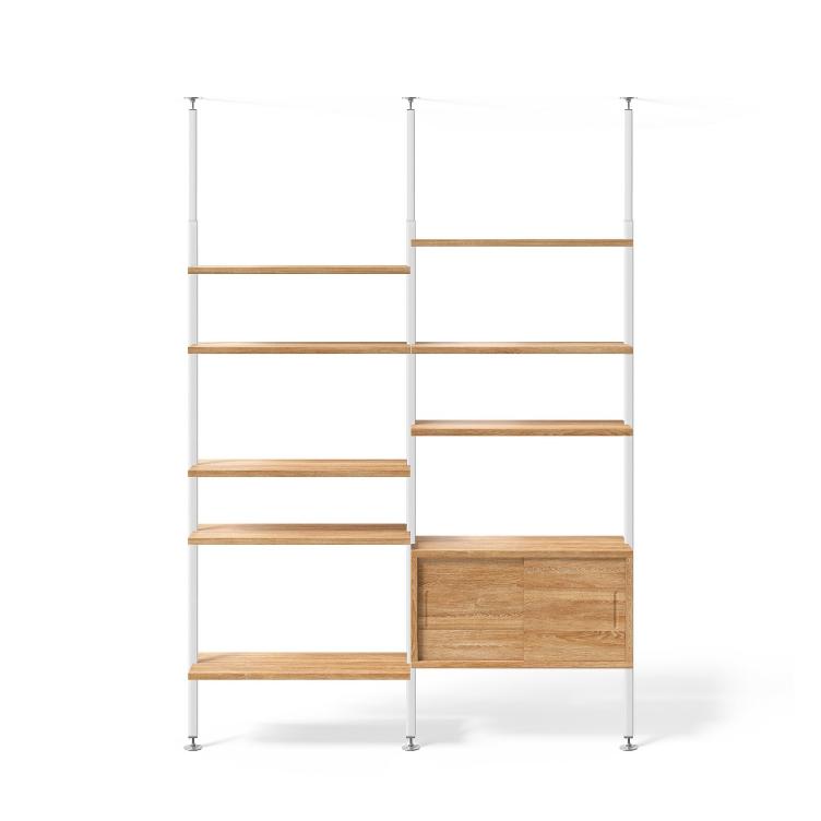 Teleskopregal weiss | 2er Regal Kombinationen, johann‘s, Regal, Wohnmöbel