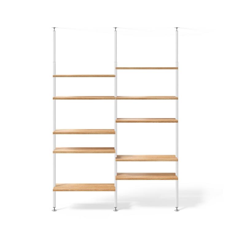 Teleskopregal weiss | 2er Regal Kombinationen, johann‘s, Regal, Wohnmöbel