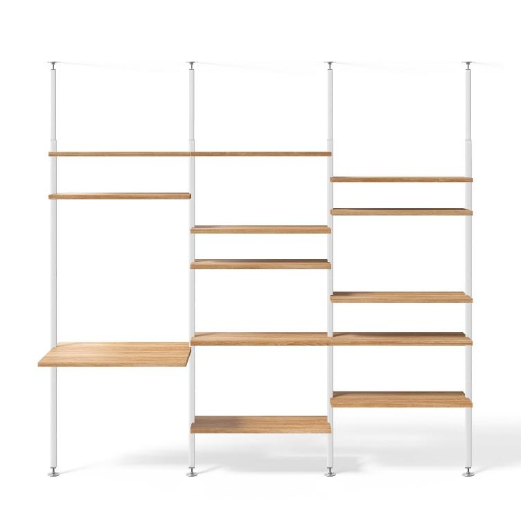 Teleskopregal weiss | 3er Regal Kombinationen, johann‘s, Regal, Wohnmöbel