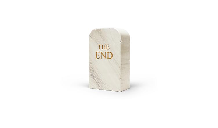 The End White Hocker von Toiletpaper für Gufram, Gufram, Toiletpaper, Hocker, Wohnmöbel