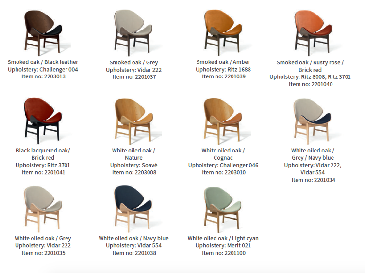 The Orange Chair von Hans Olsen | Holz gepolstert - 17