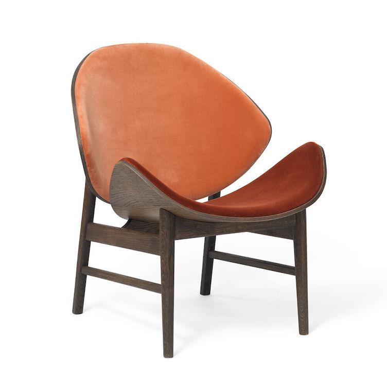 The Orange Chair von Hans Olsen | Holz gepolstert - 2