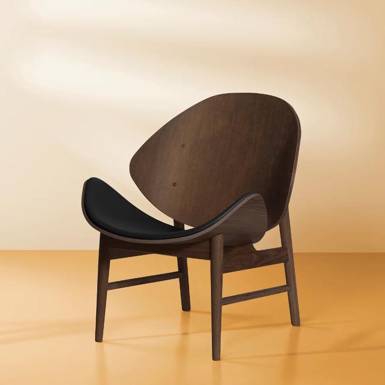 The Orange Chair von Hans Olsen | Sitz gepolstert, Warm Nordic, Hans Olsen, Sessel, Wohnmöbel