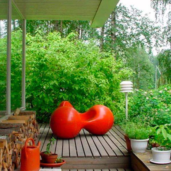 Tomato Sessel von Eero Aarnio | Ausstellungsmodell in rot, Eero Aarnio Originals, Eero Aarnio, Sessel, Wohnmöbel