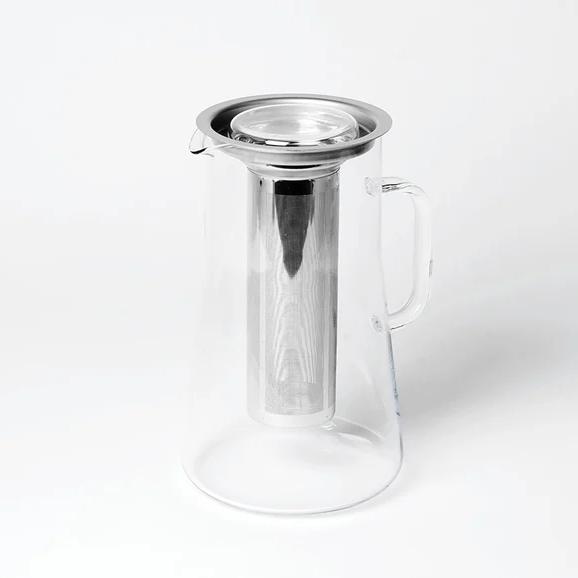 Trendglas Jena glass jug Hudson 2.5 l | Glass jug with stainless steel filter