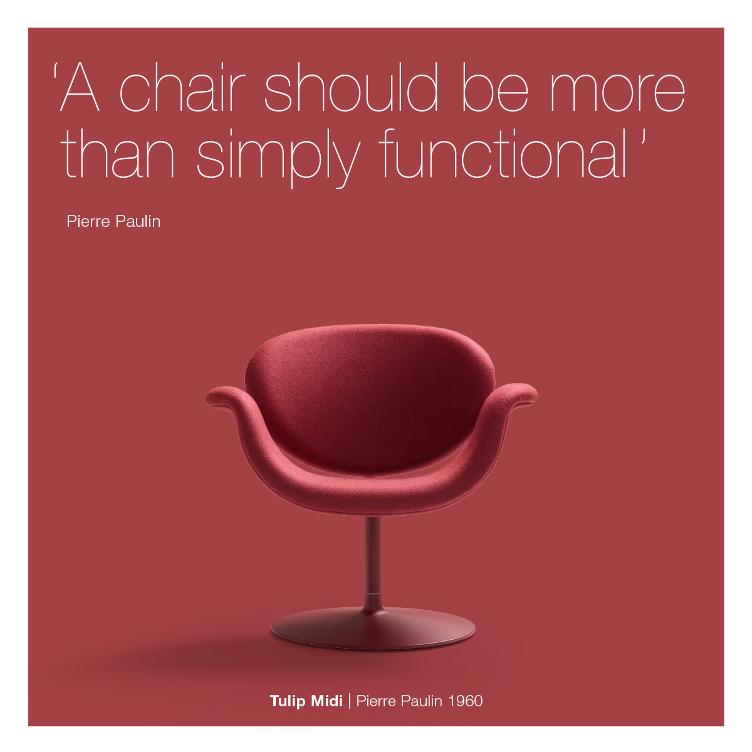 Tulip Midi Chair von Pierre Paulin für Artifort | Sessel mit Scheibe - 4