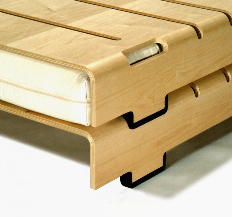 Turtle Bett von Lukas Buol und Marco Zünd, wb form, Bett + Liege, Wohnmöbel