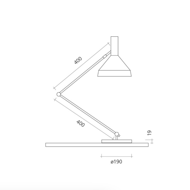 Type 60 Tischleuchte von Baltensweiler, Baltensweiler, Rosmarie Baltensweiler, Tischleuchten, Leuchten