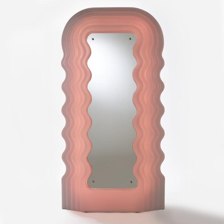 Ultrafragola Spiegel / Lampe von Ettore Sottsass für Poltronova - 0