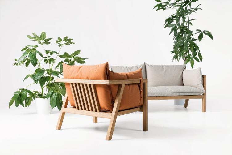 Umomoku Sofa von Prostoria, Prostoria, Lounge, Gartenmöbel