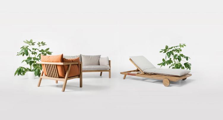 Umomoku Sofa von Prostoria, Prostoria, Lounge, Gartenmöbel