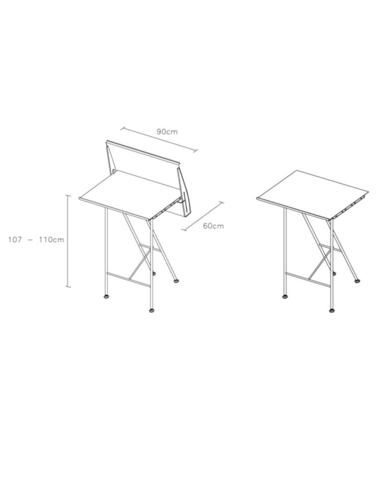 Unistehpult von Atelier Alinea, Atelier Alinea, Ueli Biesenkamp, Tisch, Wohnmöbel