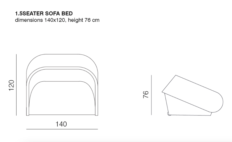 Up-lift Sofa von Prostoria | Schlafsofa, Prostoria, Sofa, Wohnmöbel