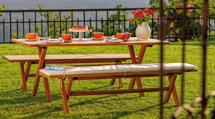 Weishäupl Cross Sitzbank | Länge 140 und 180 cm, Weishäupl, Sitzbank, Gartenmöbel