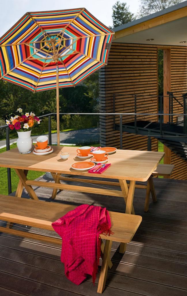 Weishäupl Cross Sitzbank | Länge 140 und 180 cm, Weishäupl, Sitzbank, Gartenmöbel