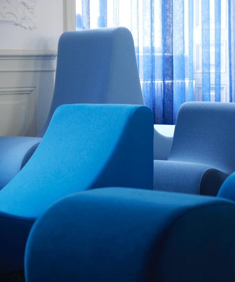 Welle 1 von Verner Panton für Verpan, Verpan, Verner Panton, Sessel, Wohnmöbel, Bett + Liege, Wohnmöbel, Sofa, Wohnmöbel