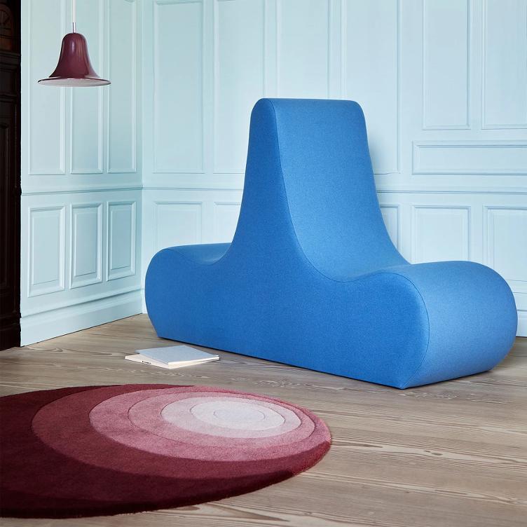 Welle 1 von Verner Panton für Verpan, Verpan, Verner Panton, Sessel, Wohnmöbel, Bett + Liege, Wohnmöbel, Sofa, Wohnmöbel