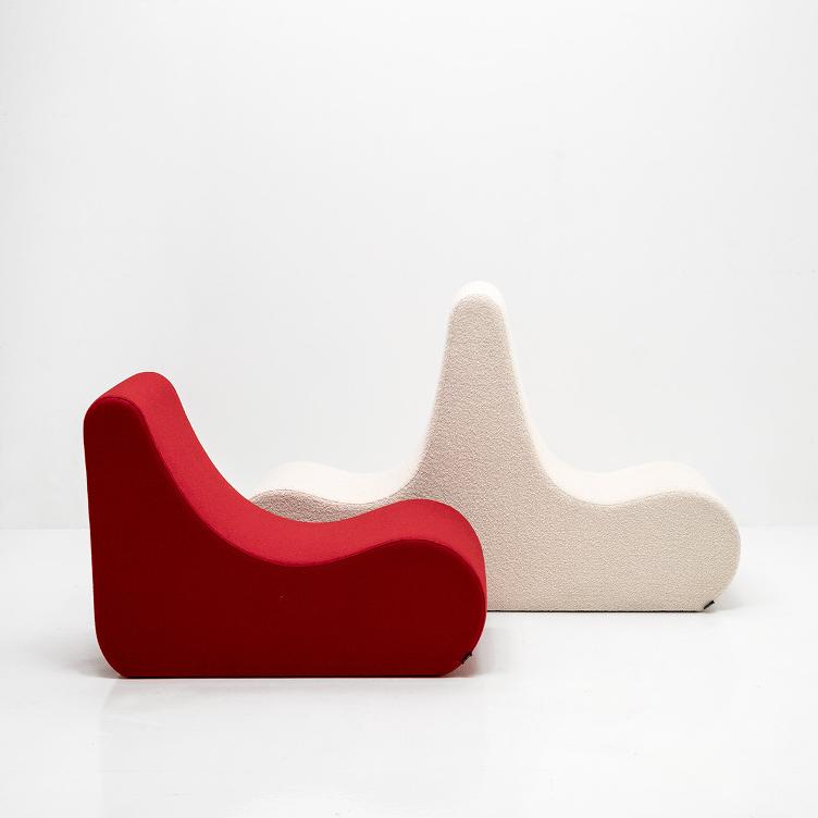 Welle 2 von Verner Panton für Verpan, Verpan, Verner Panton, Sessel, Wohnmöbel, Bett + Liege, Wohnmöbel, Sofa, Wohnmöbel