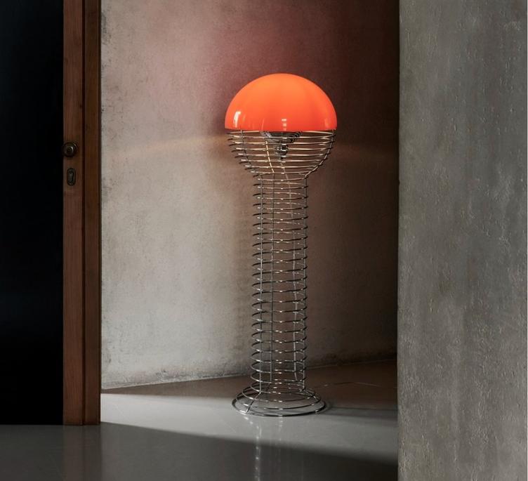 Wire Stehleuchte von Verner Panton für Verpan, Verpan, Verner Panton, Stehleuchten, Leuchten