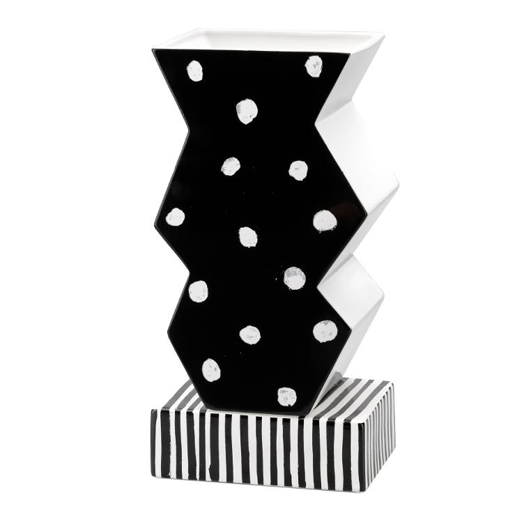 Zig Zag Vase von Roger Selden für Memphis Milano, Memphis Milano, Roger Selden, Vase + Keramik, Wohnmöbel