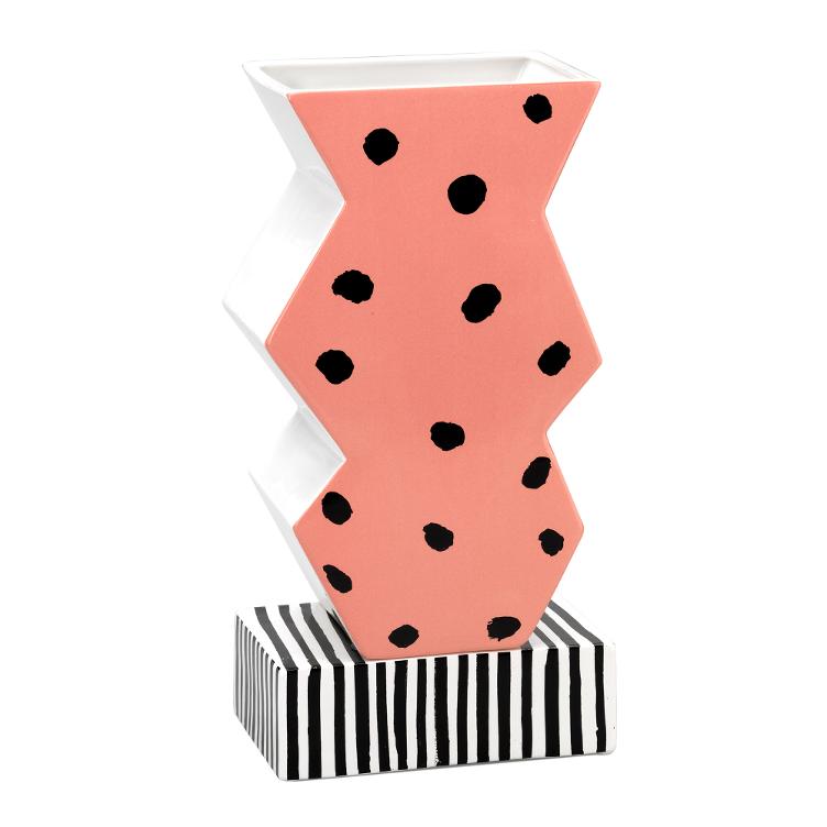 Zig Zag Vase von Roger Selden für Memphis Milano