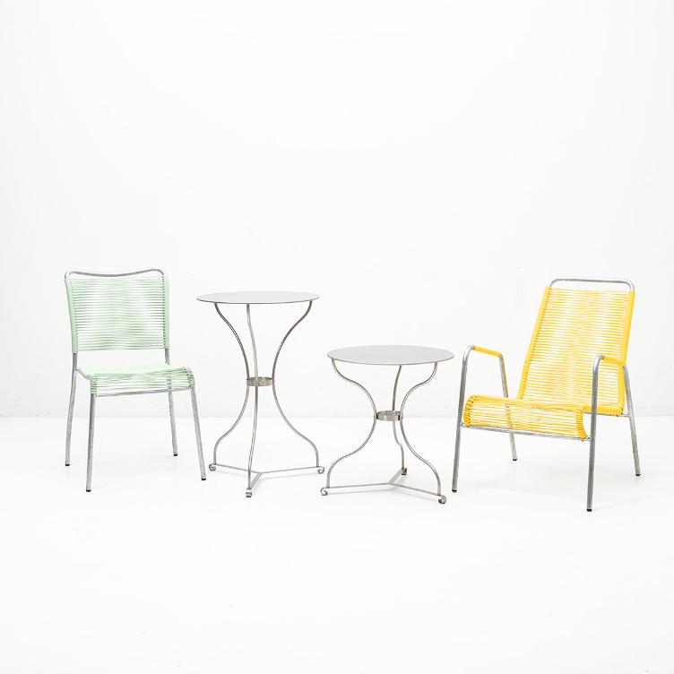 Zürcher Bistrotisch | Edelstahl unlackiert | 15% Rabatt